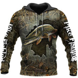 Marlin Fishing Camo 3D Pullover