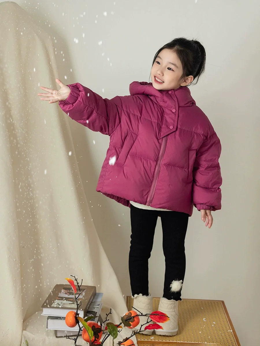 Kids' Hooded Winter Puffer Jacket