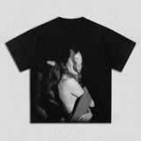 Ariana Grande Petal Photo Graphic Tee — Unisex Cotton T-Shirt