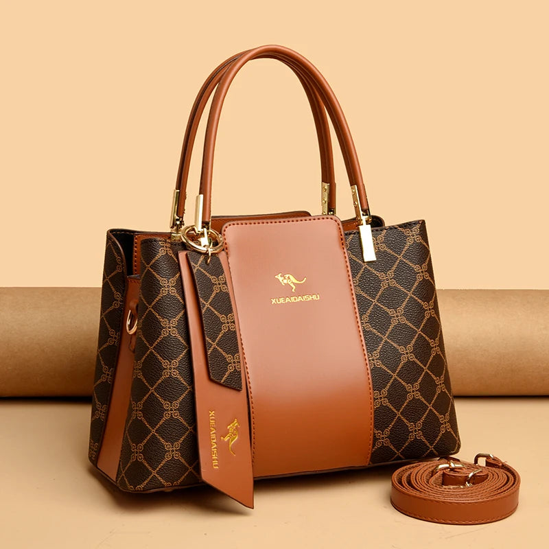 Luxury Print Leather Crossbody & Shoulder Bag