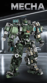 1403pcs Large Mecha Warrior Building Blocks Set Battle Robots Action Figure Model Kits Adult Teens Assembled Toys Gifts For Boys