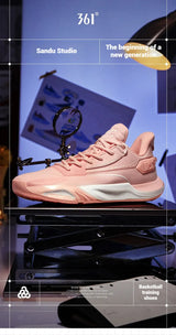 361 Degrees Genesis Men's Basketball Shoes Profssional Training Light Breathable Wear-resistant Non-slip Male Sneakers 672511111