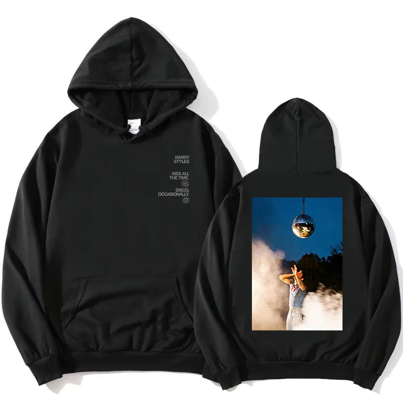 Harry Styles Disco Graphic Fleece Hoodie