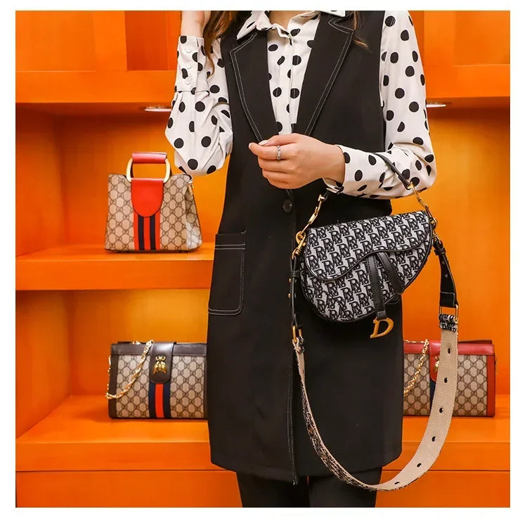 Luxury Microfiber Leather Multi-Way Clutch