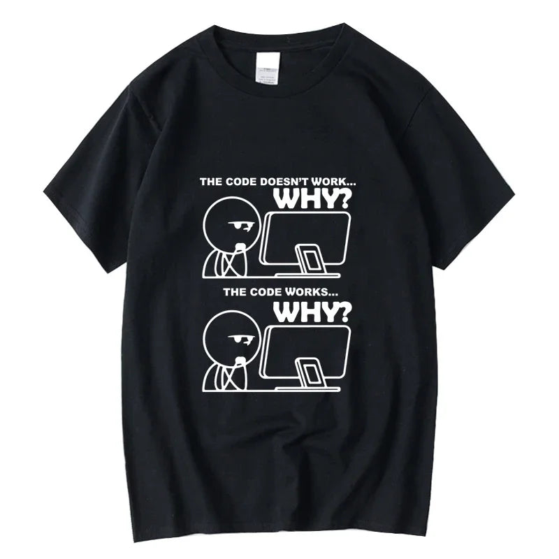 Men's Funny Programmer Cotton Blend T-Shirt