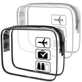 1/3pcs Transparent Zipper Makeup Bag Organizer Box Men Women Travel Clear Cosmetic Bag Waterproof Toiletry Wash Make Up Bags