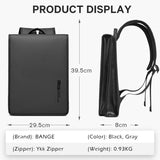 BANGE New Business Backpack Men's Anti-Theft Computer Bag Big Capacity 14.1 Inch Laptop Bagpack Men Elegant Waterproof