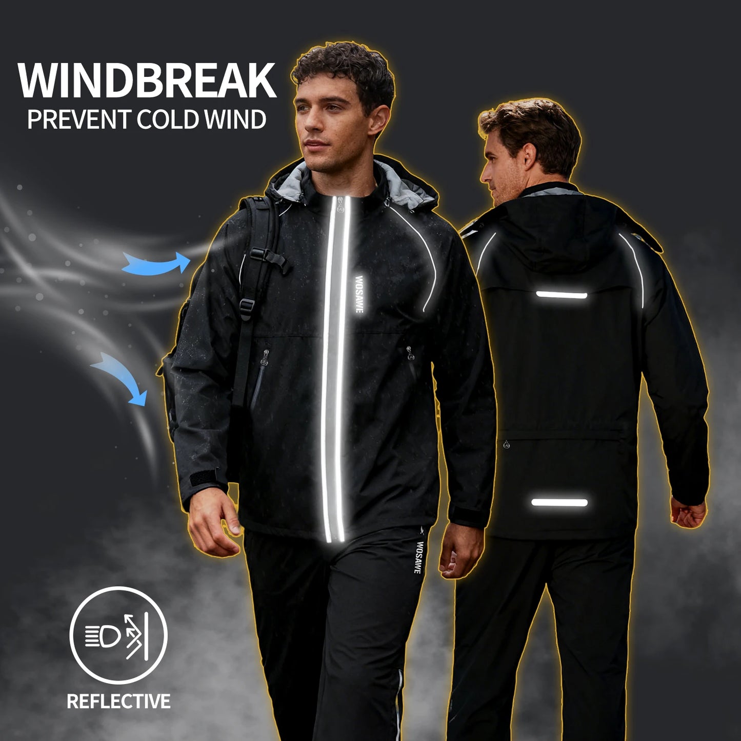 WOSAWE All-Weather Riding Rain Suit – Jacket & Pants