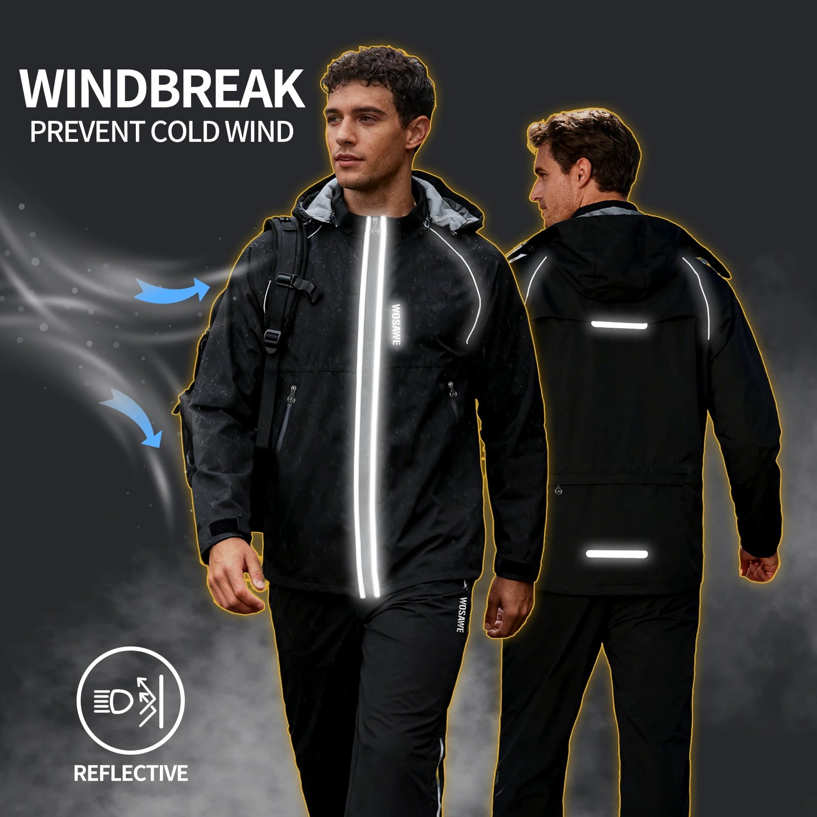 WOSAWE All-Weather Riding Rain Suit – Jacket & Pants
