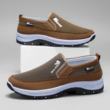 LEDP Men's Canvas Slip-On Loafers — Breathable, Non-Slip, Lightweight
