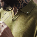 Maden Vintage Seagull Collar Polo Shirt for Men