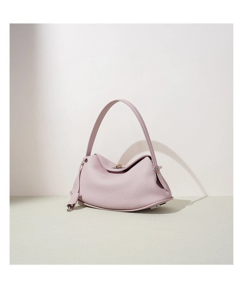 MOTINGSOME Spring Satchel Bag Luxury Designer Woman Genuine Leather Saddle Purse Shoulder Handbag 2026 New in Mini Tote