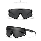 KDEAM High-End Sports Sunglasses Polarized Men's Cycling Glasses Dismountable TR90 Frame And Nose Pads Easy To Exchange