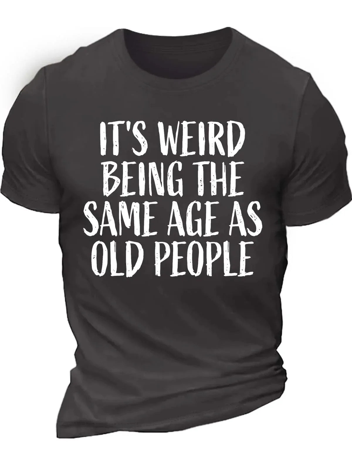 Men’s Funny Age Quote Cotton T-Shirt