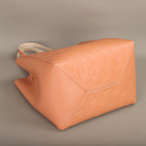 Elegant Leather Bucket Bag