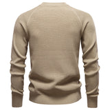 AIOPESON Men's Raglan Polo | Henley Collar Thermal Shirt