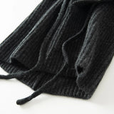 Women's Pure Cashmere Knit Beanie & Scarf Hat