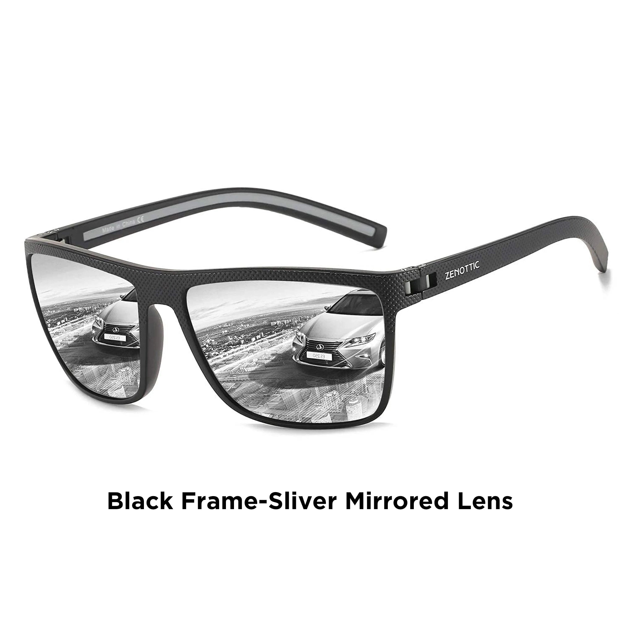 ZENOTTIC Polarized Square Sunglasses for Women & Men