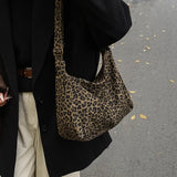 Women's Leopard Print Shoulder Bag – Large Capacity Crossbody