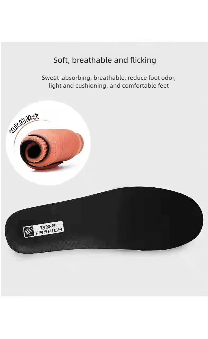 Chef Shoes Four Season Soft-Sole Anti-Slip Oil-Proof Waterproof Portable Kitchen Work Shoes Fashion Plus Size Casual Men's Shoes