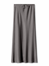 Women's Satin Maxi Skirt – Elegant Ankle-Length