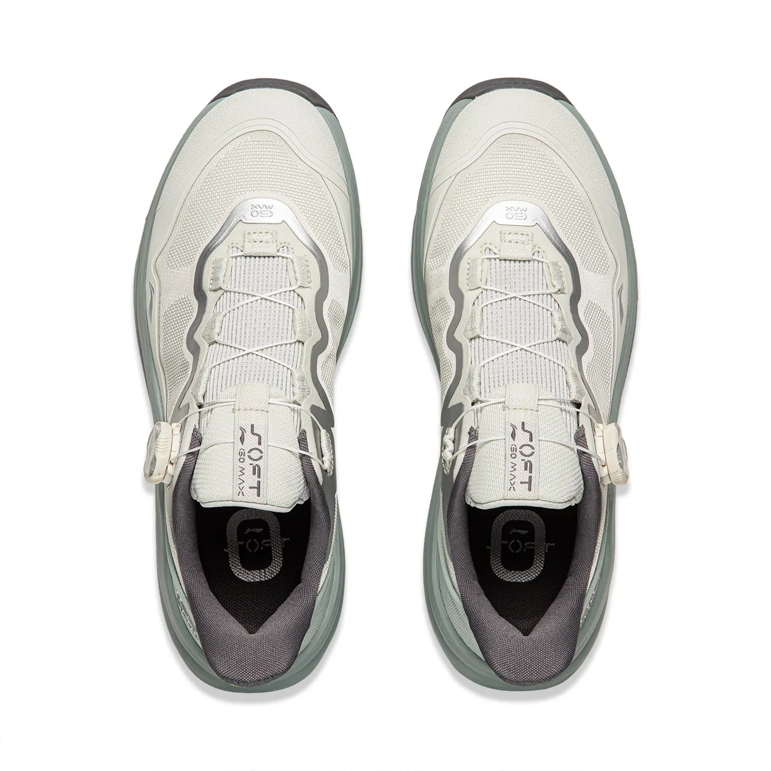 Li-Ning Unisex SOFT GO MAX 2 COMFOAM MAX Cushion Thick Heel Sports Shoes LiNing Stylish Casual Walking Sneakers AGLW131