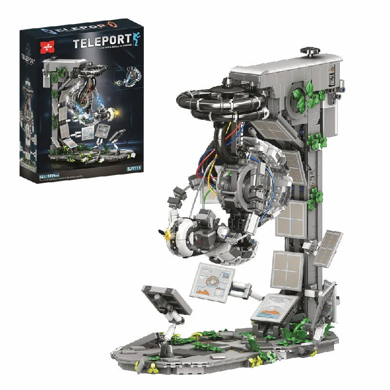 GLaDOS Portal 2 with LED Motor Building Blocks Decrypt Game Robot Aperture Lab Brick Model Kit Boy Toy Adults Kid Gift 1976PCS