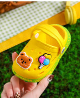 Cartoon Kids’ Summer Garden Clogs