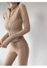 Quick-Dry Performance Yoga Jacket