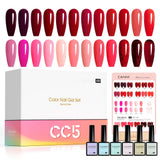 CANNI 30pcs Gel Polish Kit – HEMA & TPO Free CC Collection