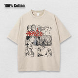 Anime Monster Washed Cotton Unisex T-Shirt