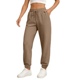 Women's High-Waist Drawstring Straight-Leg Pants