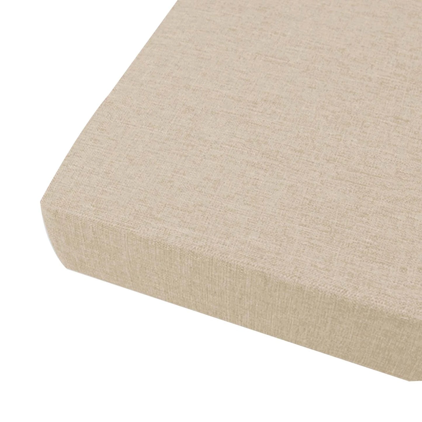 Linen Seat & Window Cushion with Zipper | Custom Sizes