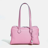 2026 Spring Luxury Brand Genuine Leather Women Bags Cowhide Casual Totes Women Handbags Fashion Silver Lock Shoulder Bags Woman