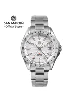 San Martin 39mm Desert Texture GMT Watch | NH34 Automatic