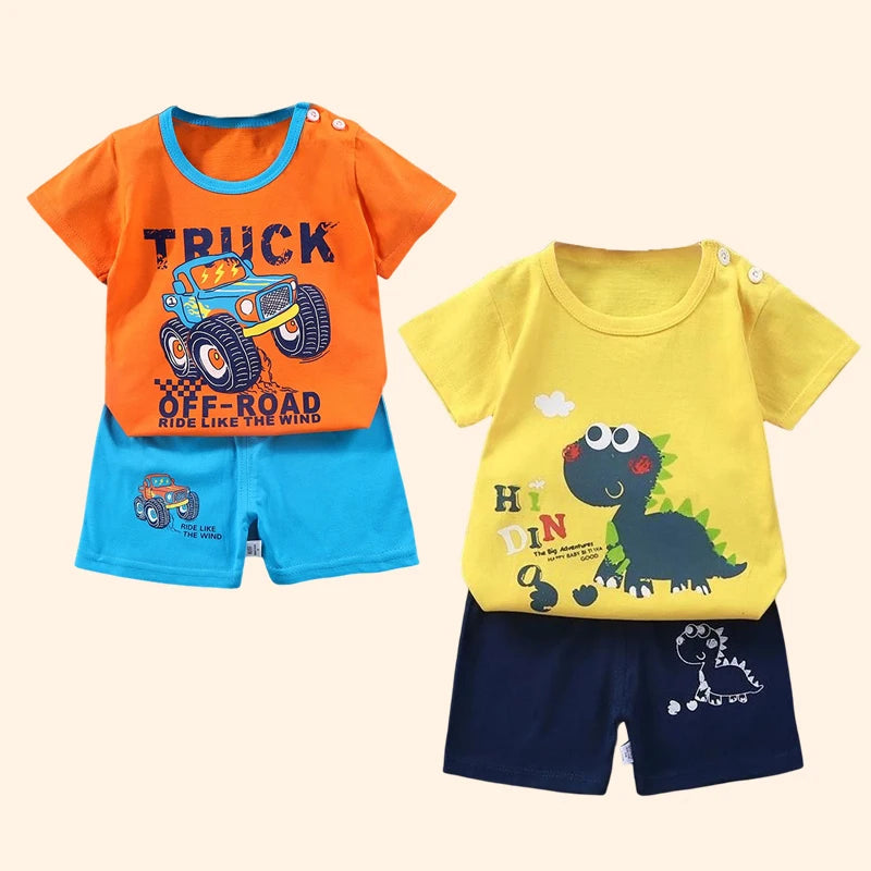 Kids' 100% Cotton Summer Set