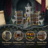 King of Crows Medieval Castle Building Blocks Set 4961PCS Fortress Construction Bricks Model Kit Assembly Toys for Adults Gift