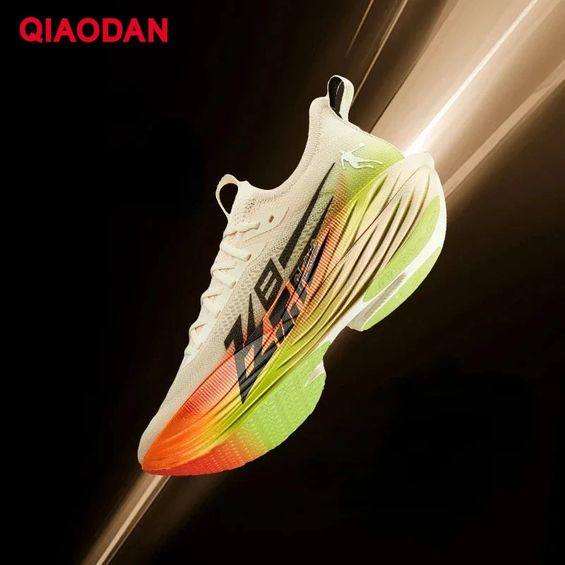 QIAODAN Feiying Plaid 1.5 Men 2025 Professional Marathons Running Shoes Anti-slip Shock-Absorbant Breathable Sneakers BM23240290