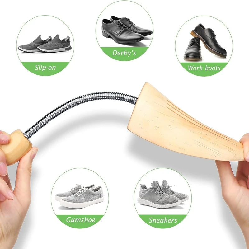 2Pcs/4Pcs Support Shoes Tree Anti Deformation Stretcher Wooden Shoe Trees for Men Women Internal Shaping Anti Wrinkle Shoe Lasts