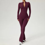 High-Performance Long Sleeve Yoga Jumpsuit
