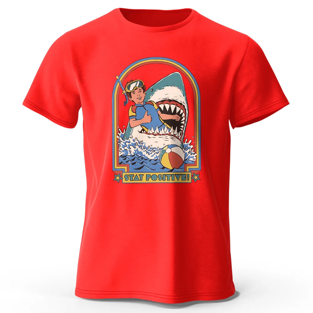 Men's "Stay Positive" Vintage Cotton T-Shirt