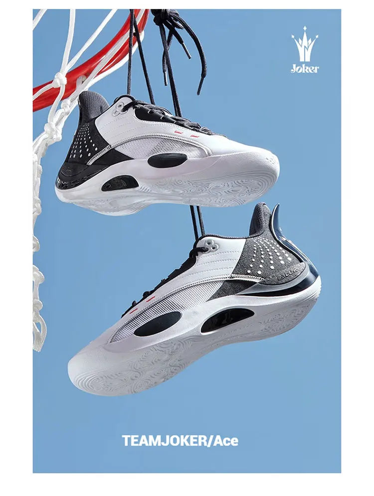 361 Degree Team Joker Men Basketball Shoes CQT Stable Rebound Anti-slip Wear-resistant High-top Combat Male Sneakers 572511105
