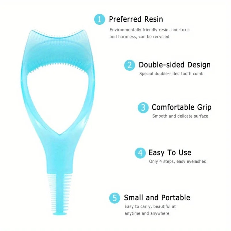 3-in-1 Mascara Guard & Eyelash Shield: Pro Eyeliner & Eyebrow Stencil Kit (USA Made)