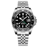 New PAGANI DESIGN Men Mechanical Watch 40mm Luxury Automatic Mens Watches 10Bar Waterproof GMT Wristwatch for Man's Gift PD-1662