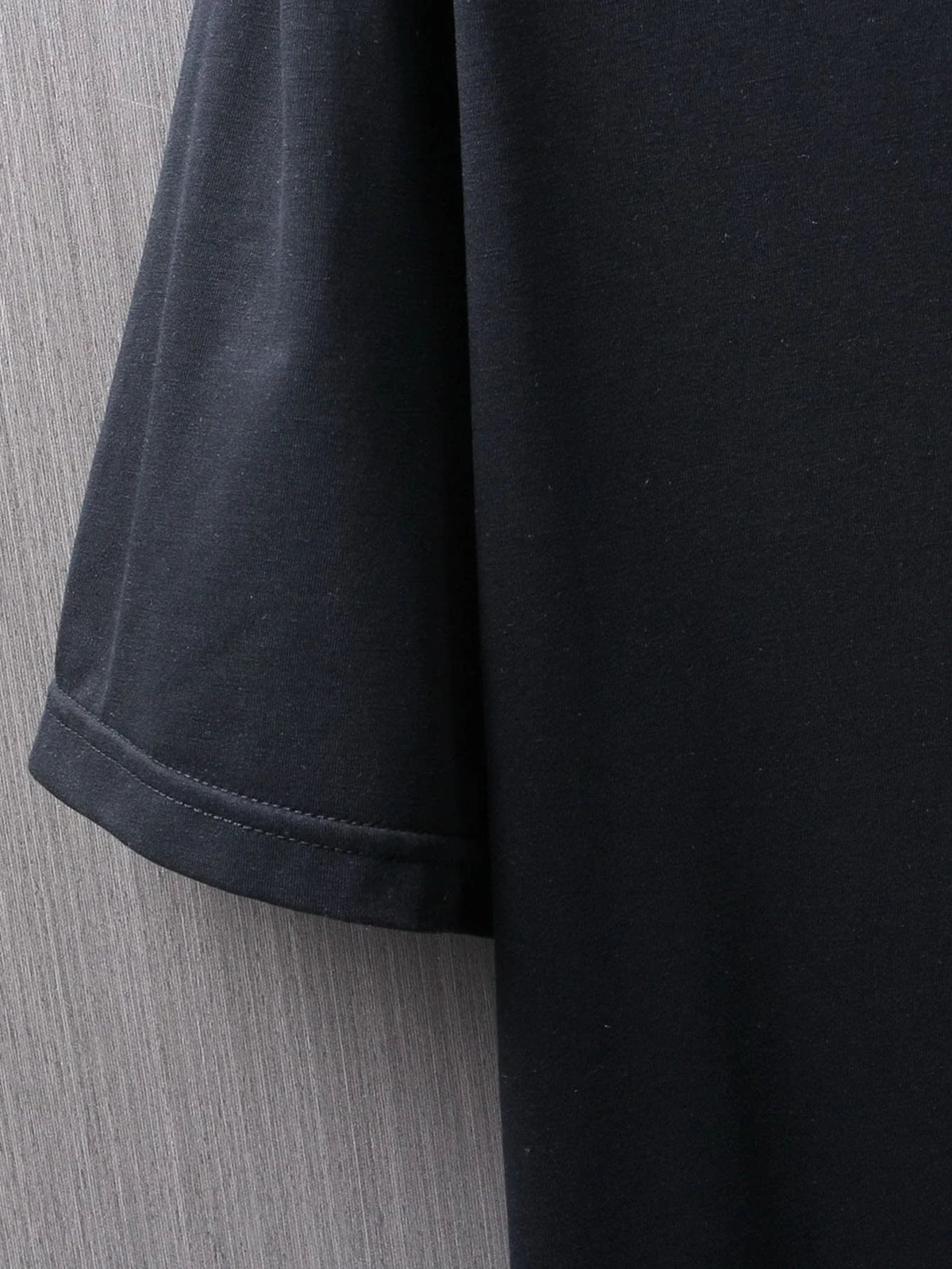 Men's Cotton T-Shirt with Minimalist Smile Print