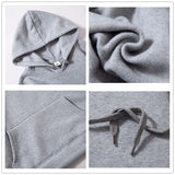 Men’s Classic Solid Color Pullover Hoodie