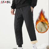 Men's Fleece-Lined Winter Joggers