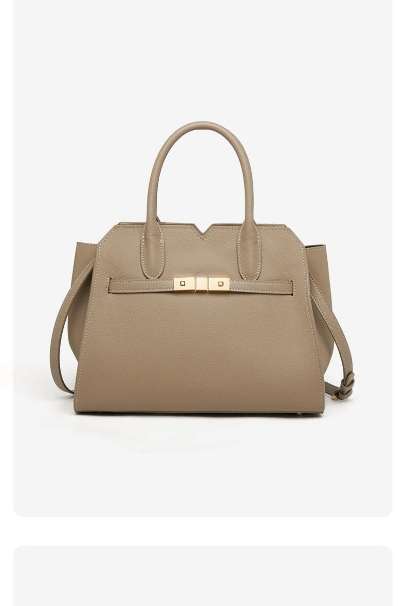 Hot Seller ZOOLER Quality Handmade 100%  Genuine Leather Women Handbag Luxurious Tote Shoulder Bags Female Business Use#YC368