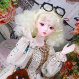 Special Price DBS Doll 1/3 BJD Mechanical Joint Body With Makeup Including Hair Eyes Clothes 62cm Height Girls Dream Fairy