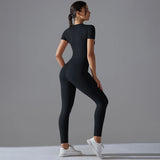 Yoga Set Women Workout Set Sportswear Gym Clothing Fitness Shorts Sleeve Crop Top High Waist Leggings Sports Suits